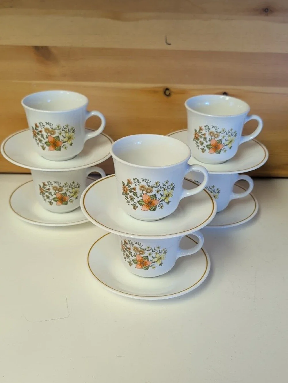 VTG. 1970,Set of 6 Corelle 'Indian Summer 